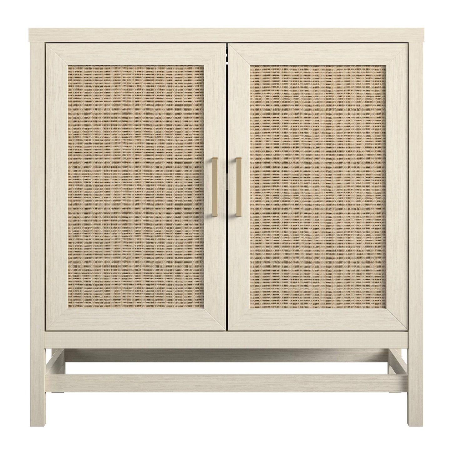 Home Lennon 2 Door Storage Cabinet In Ivory Oak