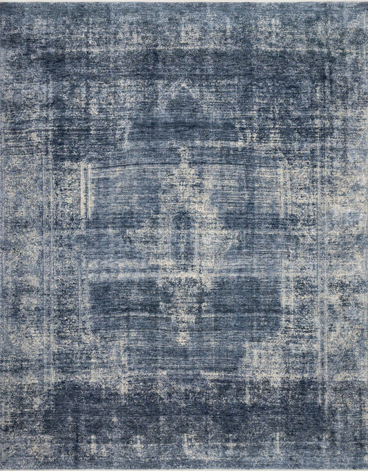 Home Kennedy Rug By Joanna Gaines - Denim & Denim - 6'-7" X 9'-4"