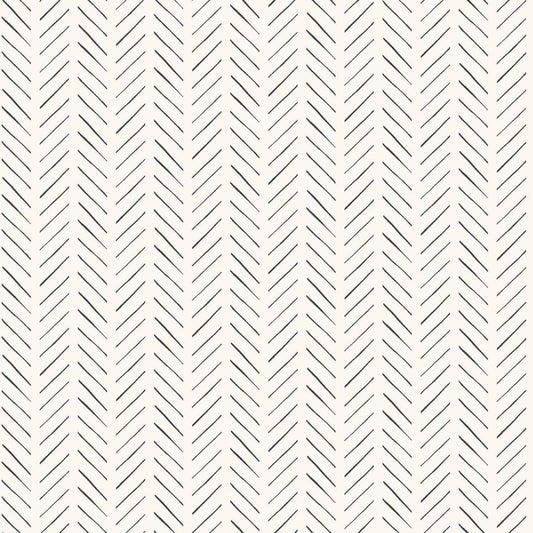 Home Pick-Up Sticks Wallpaper - Black