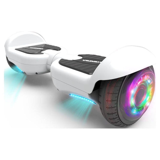 Hoverboard 6.5 In. Listed Two-Wheel Self Balancing Electric Scooter With Led Light White