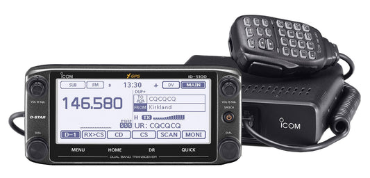 Id-5100a Dual Band Mobile W/ D-Star/Gps, 2m/70cm, 50w