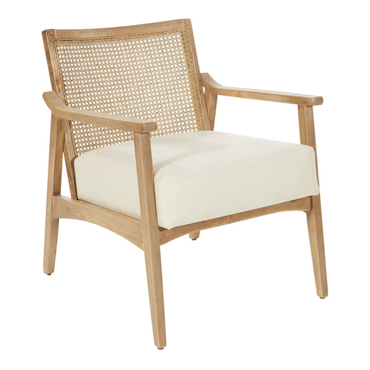 Home Furnishings Alaina Arm Chair Linen Coastal Wash