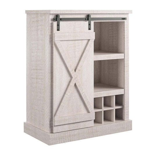 Home Knox County Bar Cabinet In Rustic White