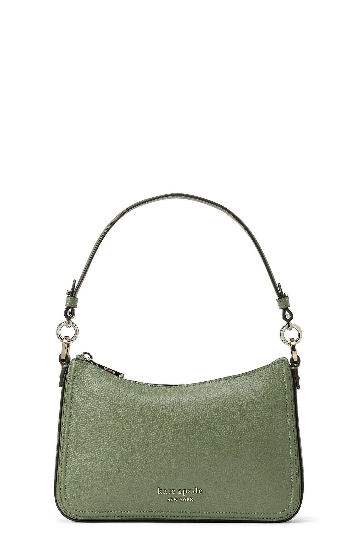 Hudson Pebbled Leather Medium Convertible Crossbody - Romaine