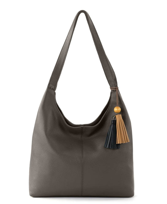 Huntley Leather Hobo Bag Women's Slate