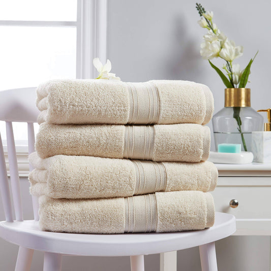 Home Spa Collection 18-Piece Zero Twist Cotton Towel Set Birch