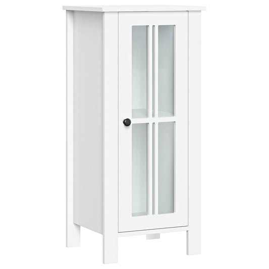 Home Danbury Single Door Floor Cabinet, White