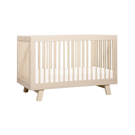 Hudson 3-In-1 Convertible Crib With Toddler Bed Conversion Kit Washed Natural