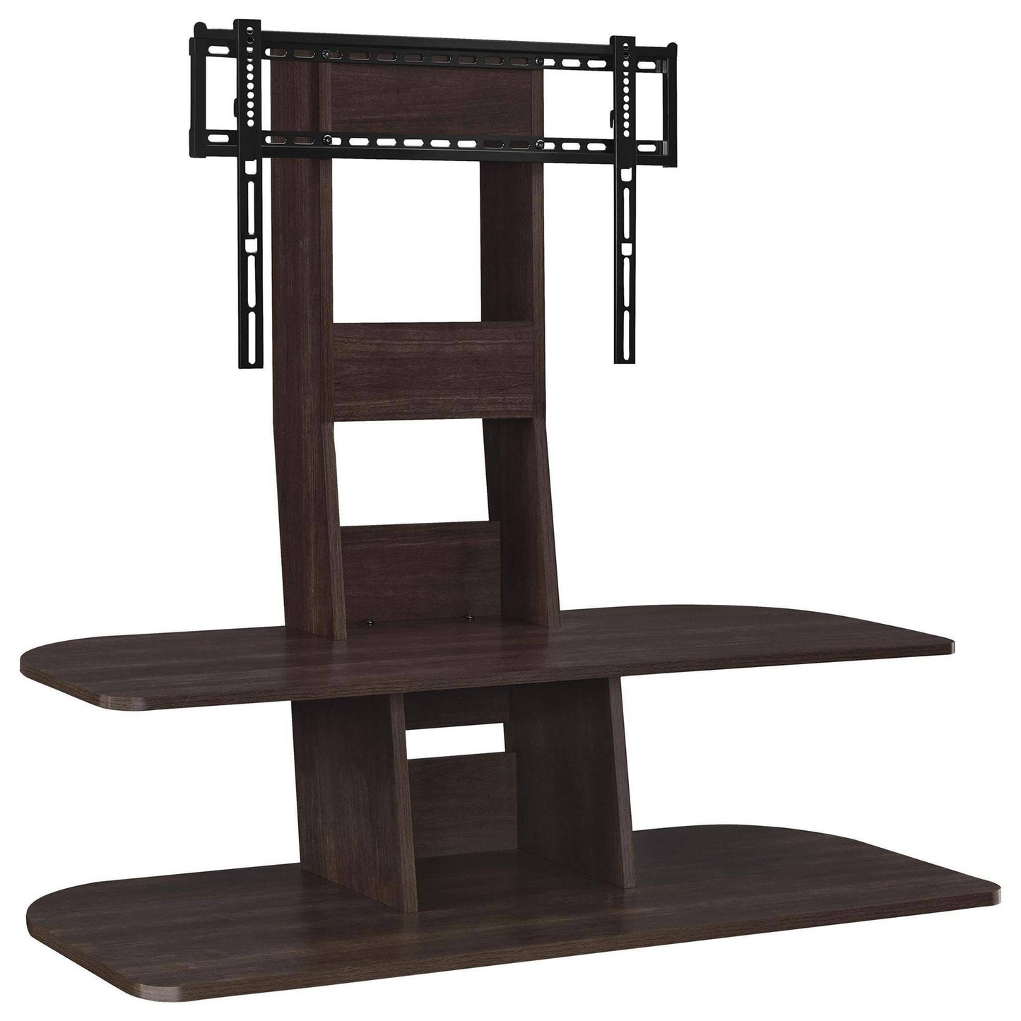 Home Galaxy Dark Walnut 65-Inch Tv Stand With Mount
