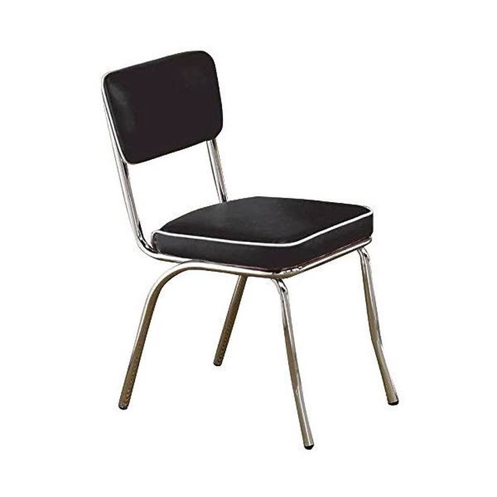 Home Furnishings Contemporary Dining Chair Black Set Of 2