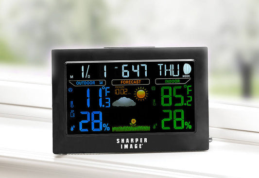 Image Color Weather Station, Size: One Size, Black