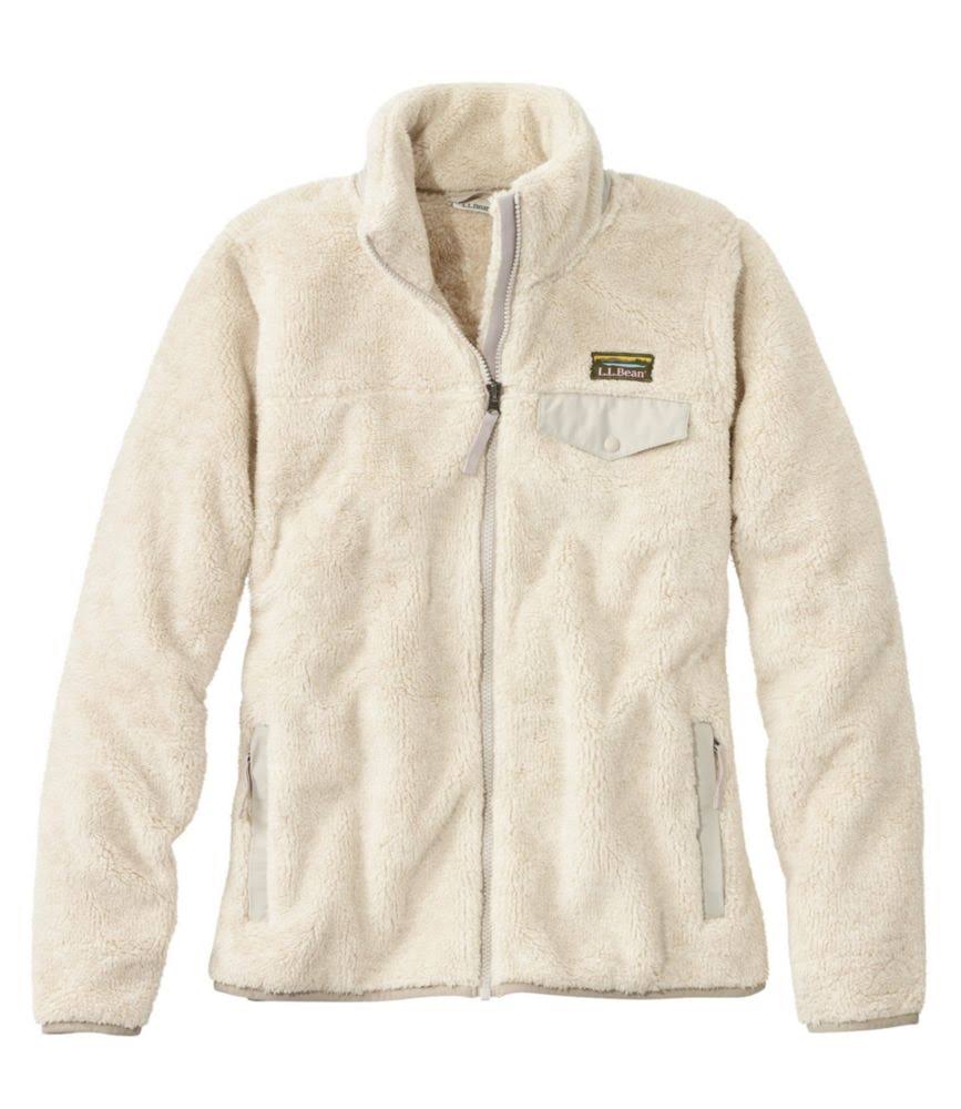 Hi-Pile Fleece Full Zip Jacket Women's Clothing Sailcloth Heather/Oyster : Xl