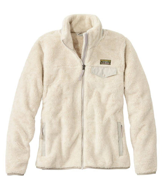 Hi-Pile Fleece Full Zip Jacket Women's Clothing Sailcloth Heather/Oyster : Xl