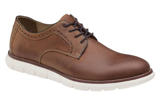 Holden Plain Toe Oxford, Adult, Size: 12, Tan Oiled Leather