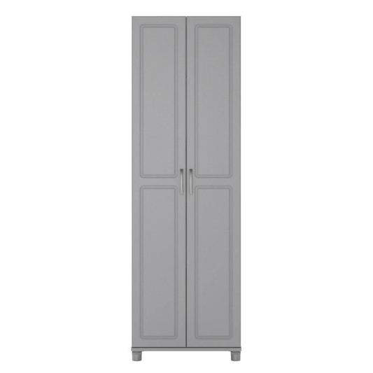 Home Trailwinds 24 In. Ashen Gray Utility Storage Cabinet
