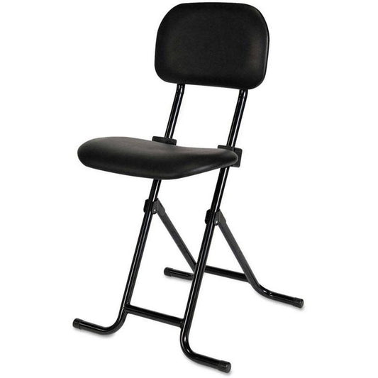 Il Series Height-Adjustable Folding Stool (Black)