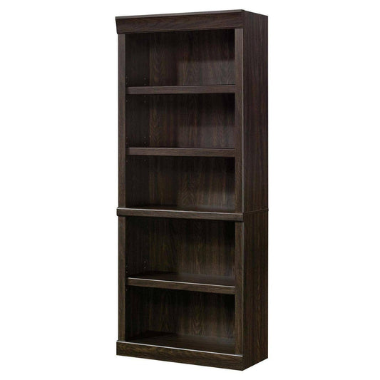 Homes & Gardens Glendale 5 Shelf Bookcase, Dark Oak Finish