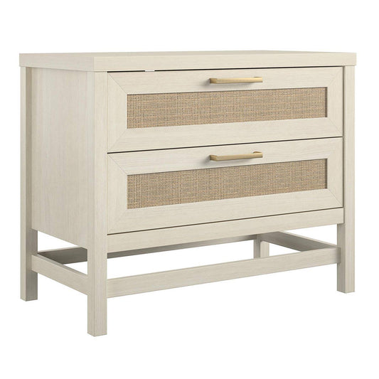 Home Lennon 2 Drawer Nightstand In Ivory Oak