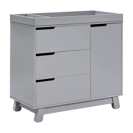 Hudson 3-Drawer Changer Dresser With Removable Changing Tray Espresso / White