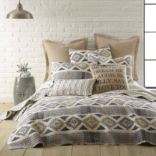 Home Santa Fe Full/Queen Quilt - Grey