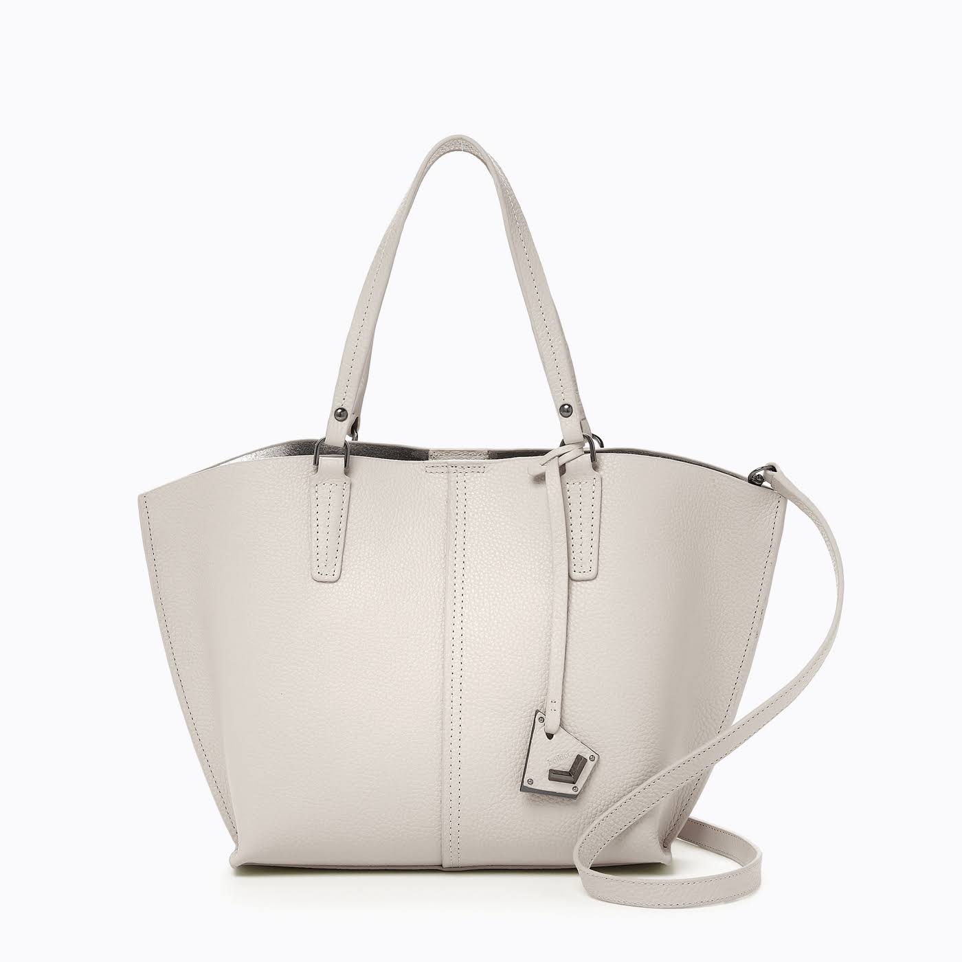 Hudson Bite Size Pebbled Leather Tote In Dove At Nordstrom