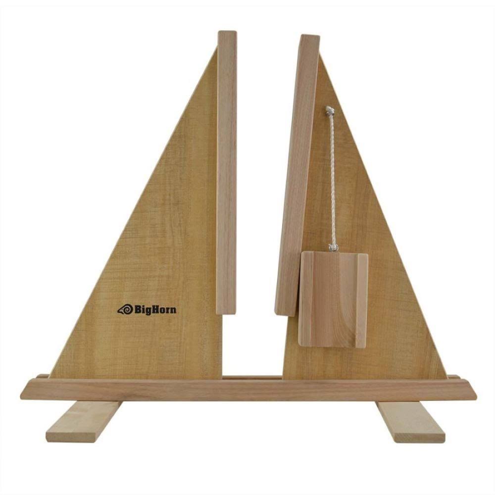 Horn 70150 Self-Adjusting Door Holder, All Wood - For Doors As Thin As 1 Inch Or As Thick As 2002/1/4 Inch