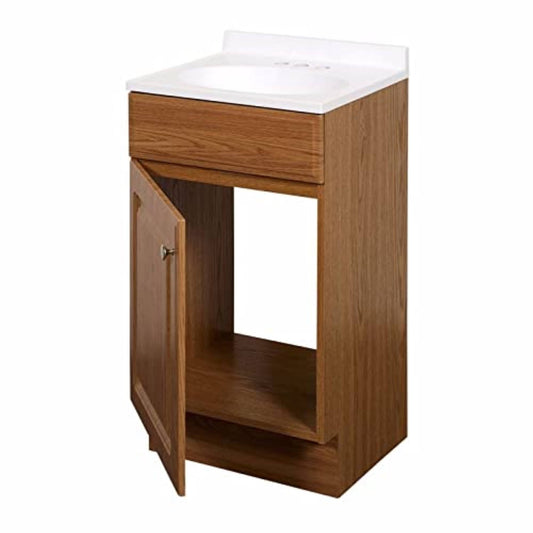Home 4009237 18 In. Oak Vanity Combo