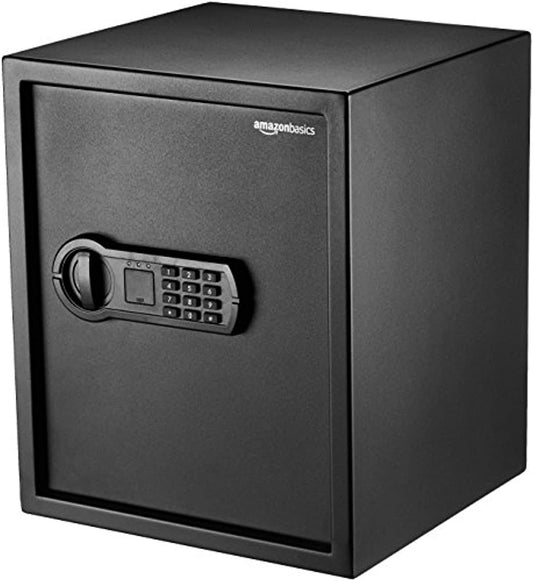Home Keypad Safe - 1.52 Cubic Feet, 13.8 X 13 X 16.5 Inches In Black