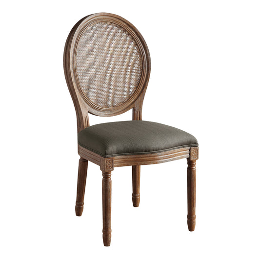 Home Furnishings - Stella Oval Back Chair - Otter