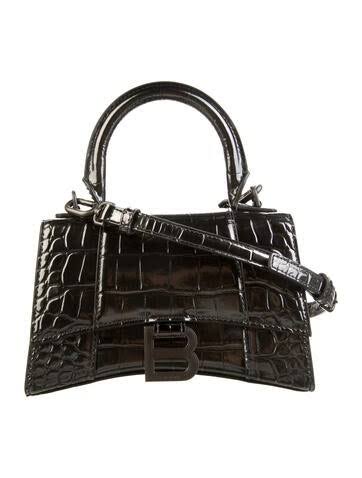 Hourglass Top Handle Mini Bag, Women , Silver