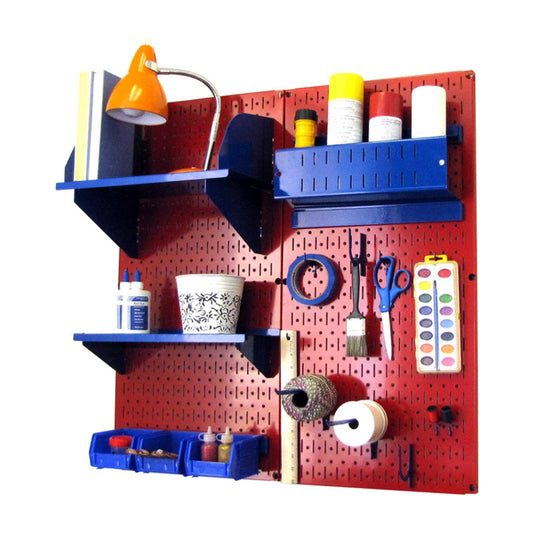 Hobby Craft Pegboard Organizer Storage Kit Black