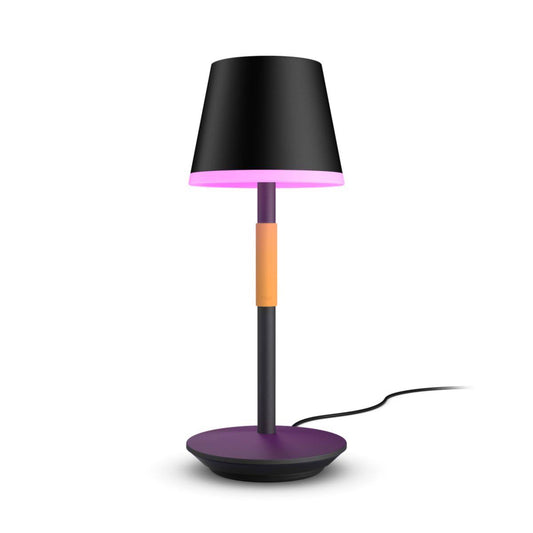 Hue Go Portable Table Lamp, White - 43w White And Color Ambiance Led Smart Color-Changing Light - Pack Of 2 - Indoor And Outdoor Use -