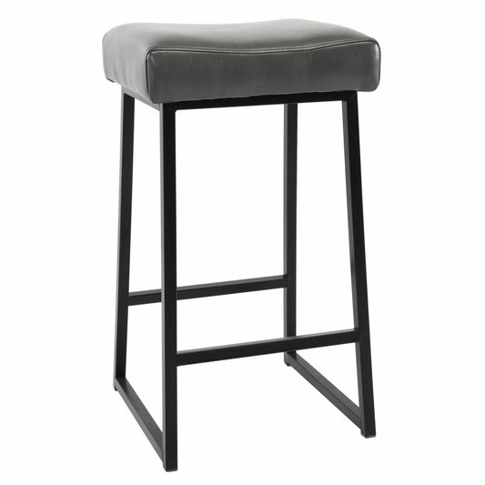 Home Amber 26" Counter Stool Smokey Grey (Set Of 2)