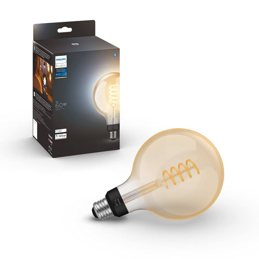 Hue White Ambiance Filament G40 Globe - E26 Smart Bulb