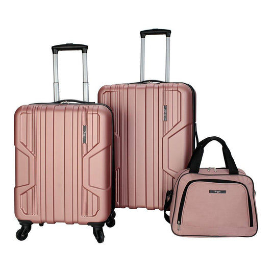 Impact 3-Piece Hardside Spinner Luggage Set, Light Blue, 3 Pc Set
