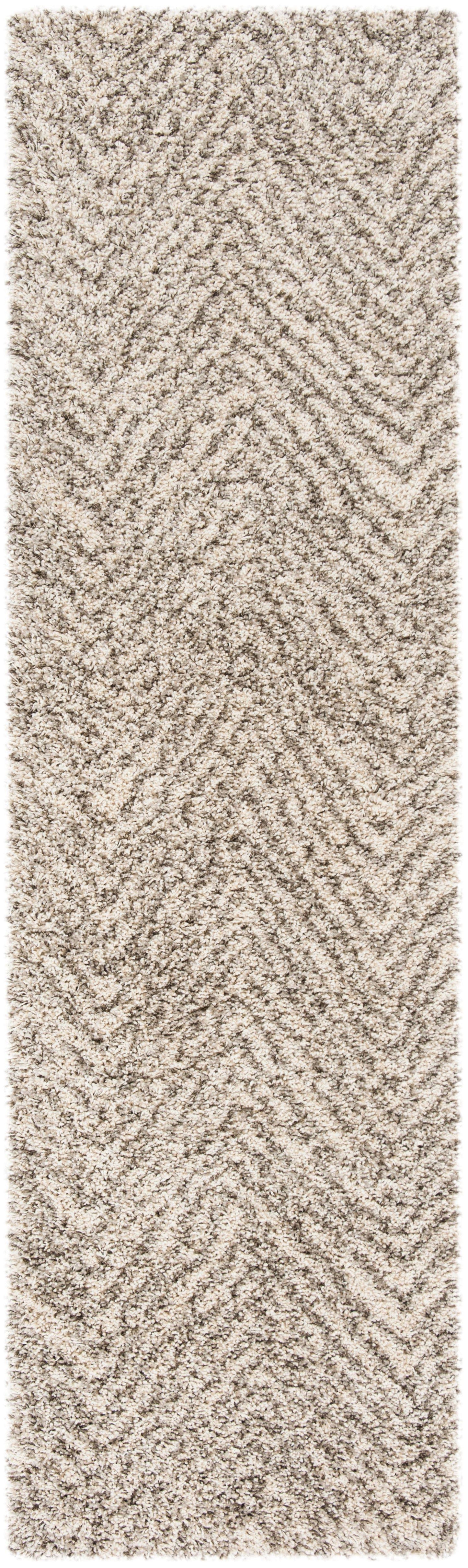 Hudson Shag Sgh375a Ivory - Grey 6' X 9' Area Rug