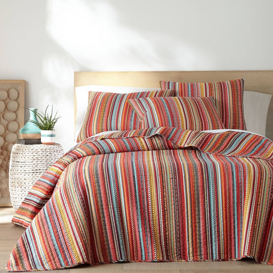 Home Uluru Stripe Quilt Set, Twin