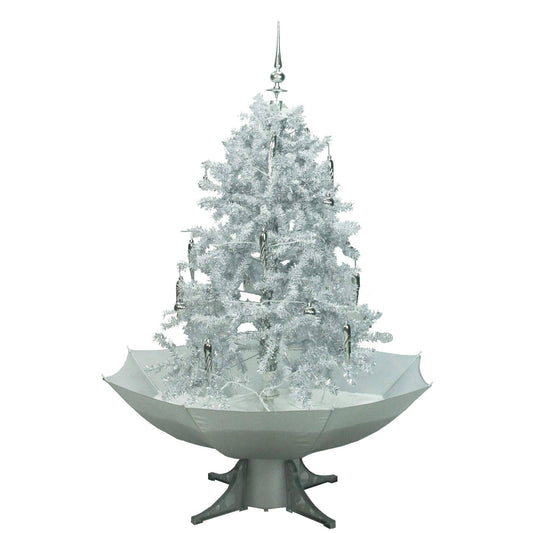 Hill Farm Let It Snow Series 47-In. White Tree With Topper