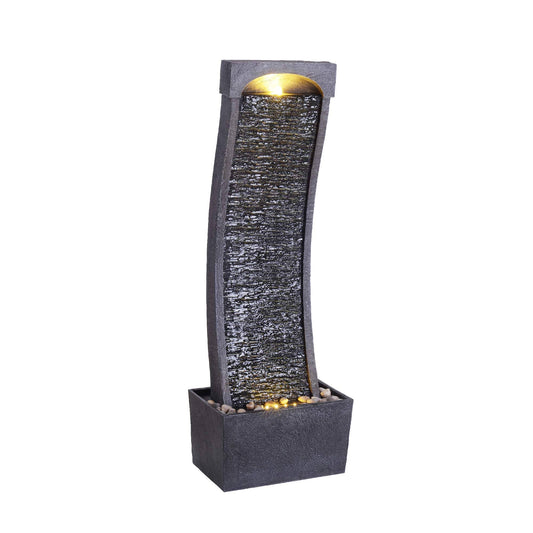 Home 38 In. Stone Waterfall Fountain