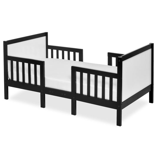 Hudson 3 In 1 Convertible Toddler Bed - Black White