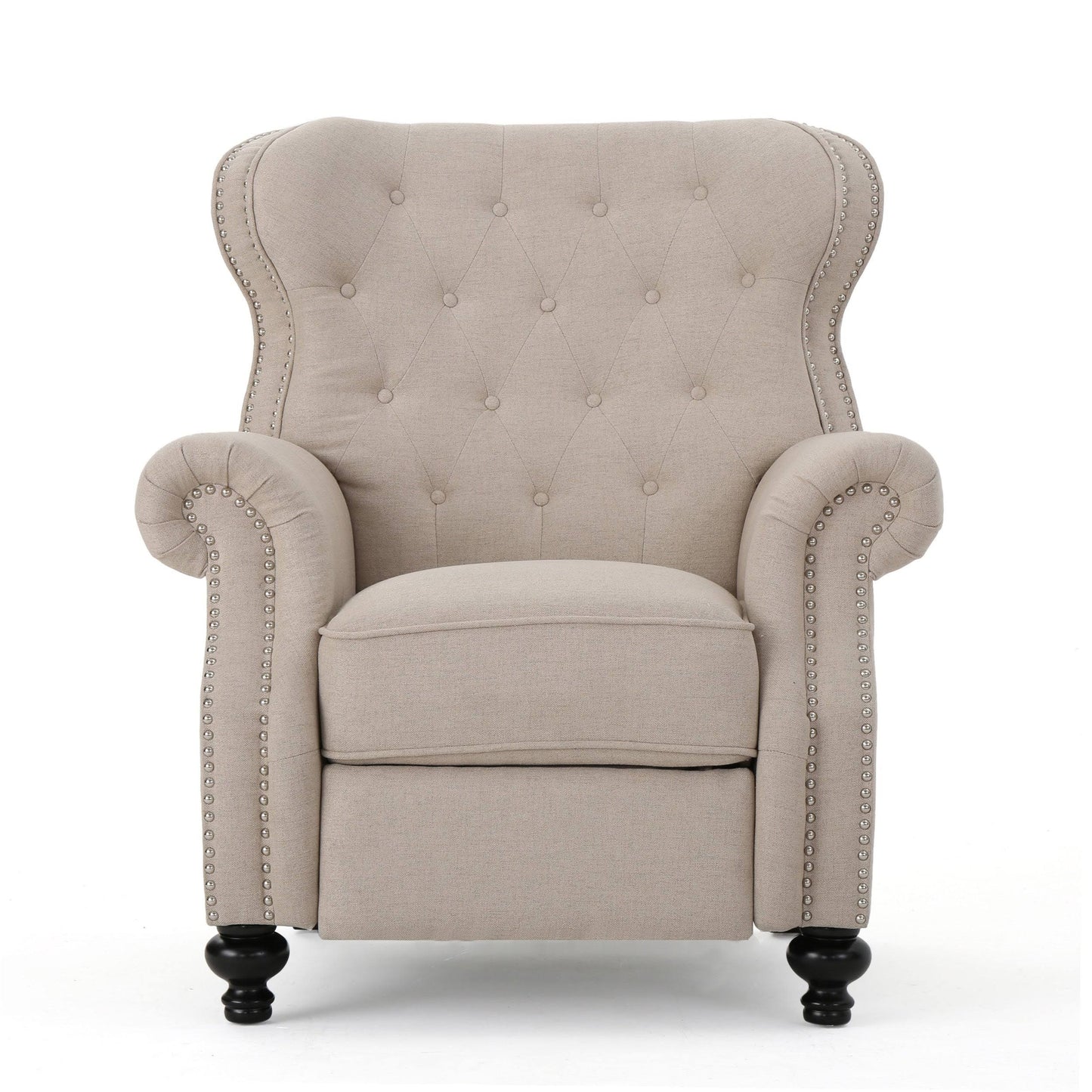 House Walder Recliner In Wheat And Dark Brown