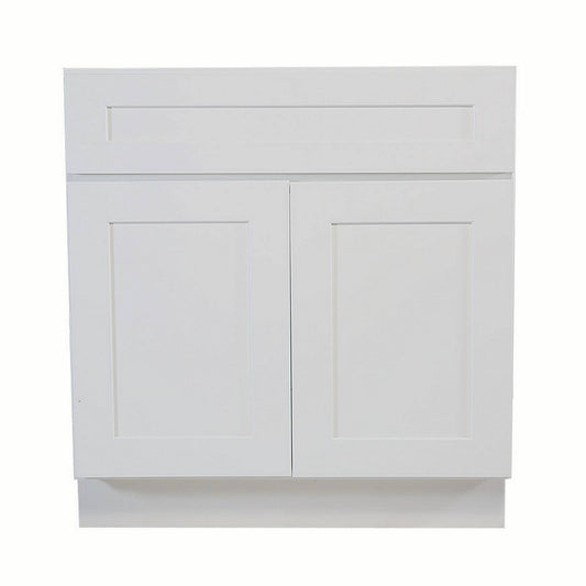 House 561498 Brookings 36-Inch Sink Base Cabinet, White Shaker
