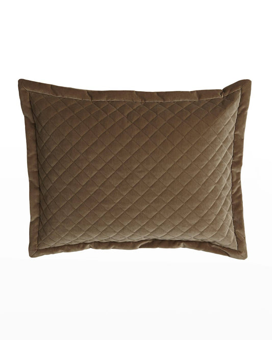 Horn Collection Elite Queen Quilted Velvet Coverlet, Zinnia Red, Quilts & Coverlets Queen/Full Coverlets