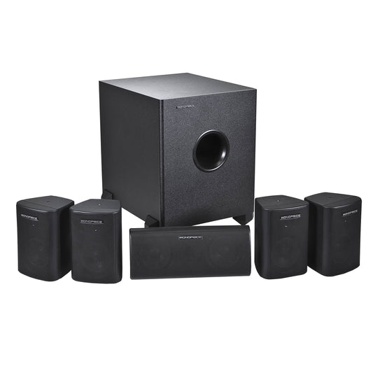 Home Theater Satellite Speakers & Subwoofer - 2.1 Channel - Black