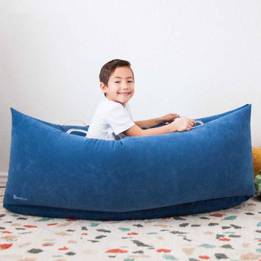 Hug Autism Sensory Chair (48 Inches) - Inflatable Sensory Peapod For Chil