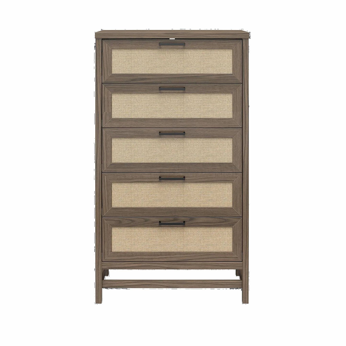 Home Lennon 5-Drawer Dresser Medium Brown