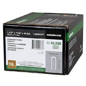 Hpt Staples, Standard Crown, Galvanized, 16 Gauge