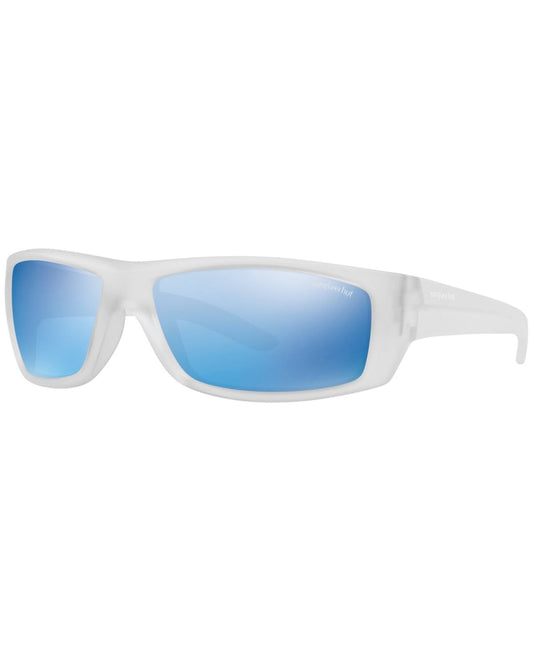 Hu2007 Sunglasses - Gray/Gray Mirror Silver - Large