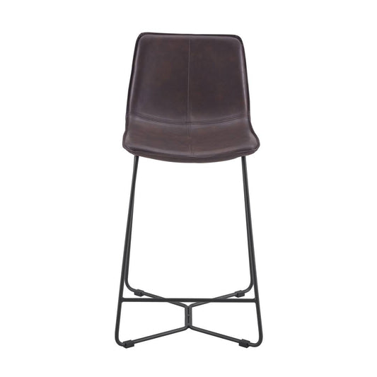 Holt Stool (Set Of 2) Upholstery: Tobacco, Seat Height: Counter Stool (23.5” Seat Height)