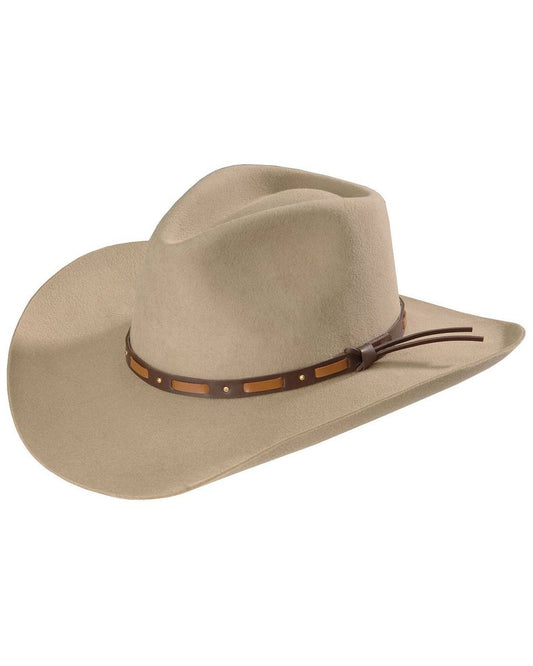 Hutchins Stone 3x Wool Cowboy Hat
